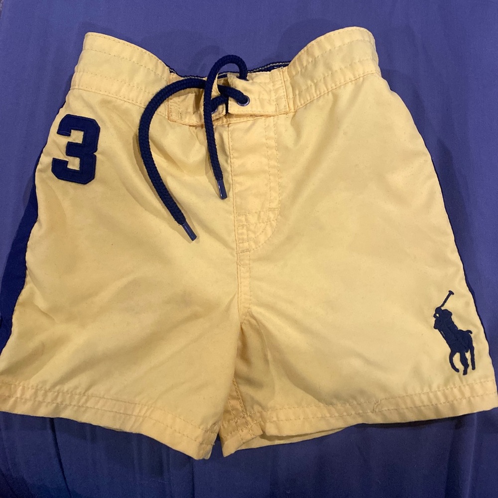18Month Ralph Lauren swim trunks yellow